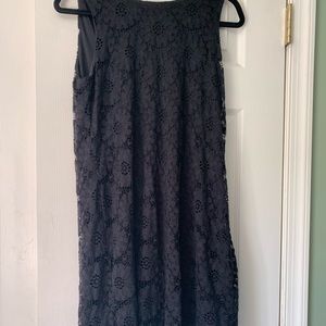 Black Ronni Nicole floral lace dress
